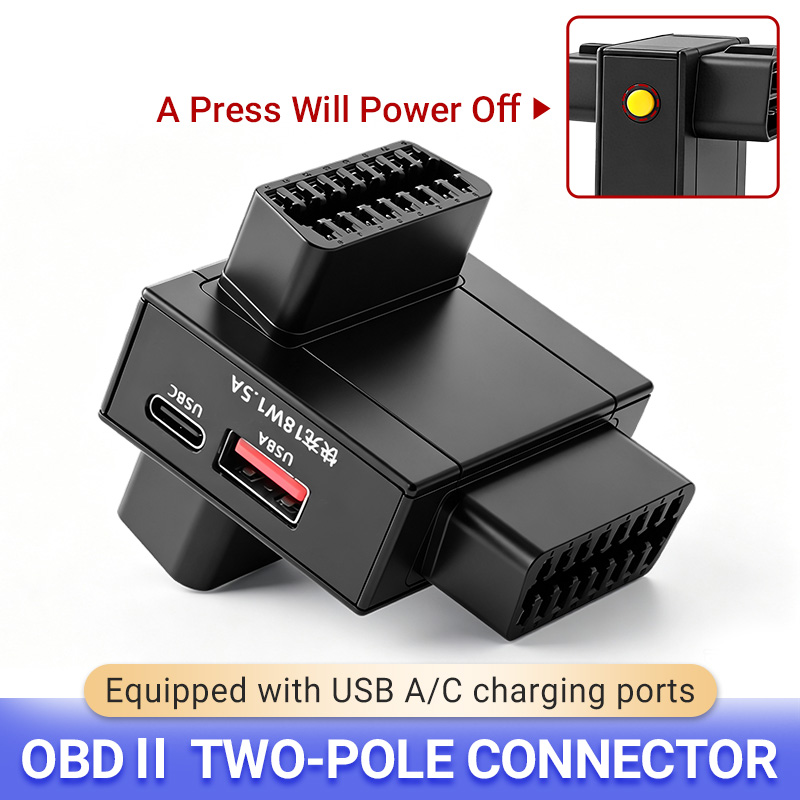 Car Diagnostic Tool - OBD2 Splitter Adapter 1 To 2