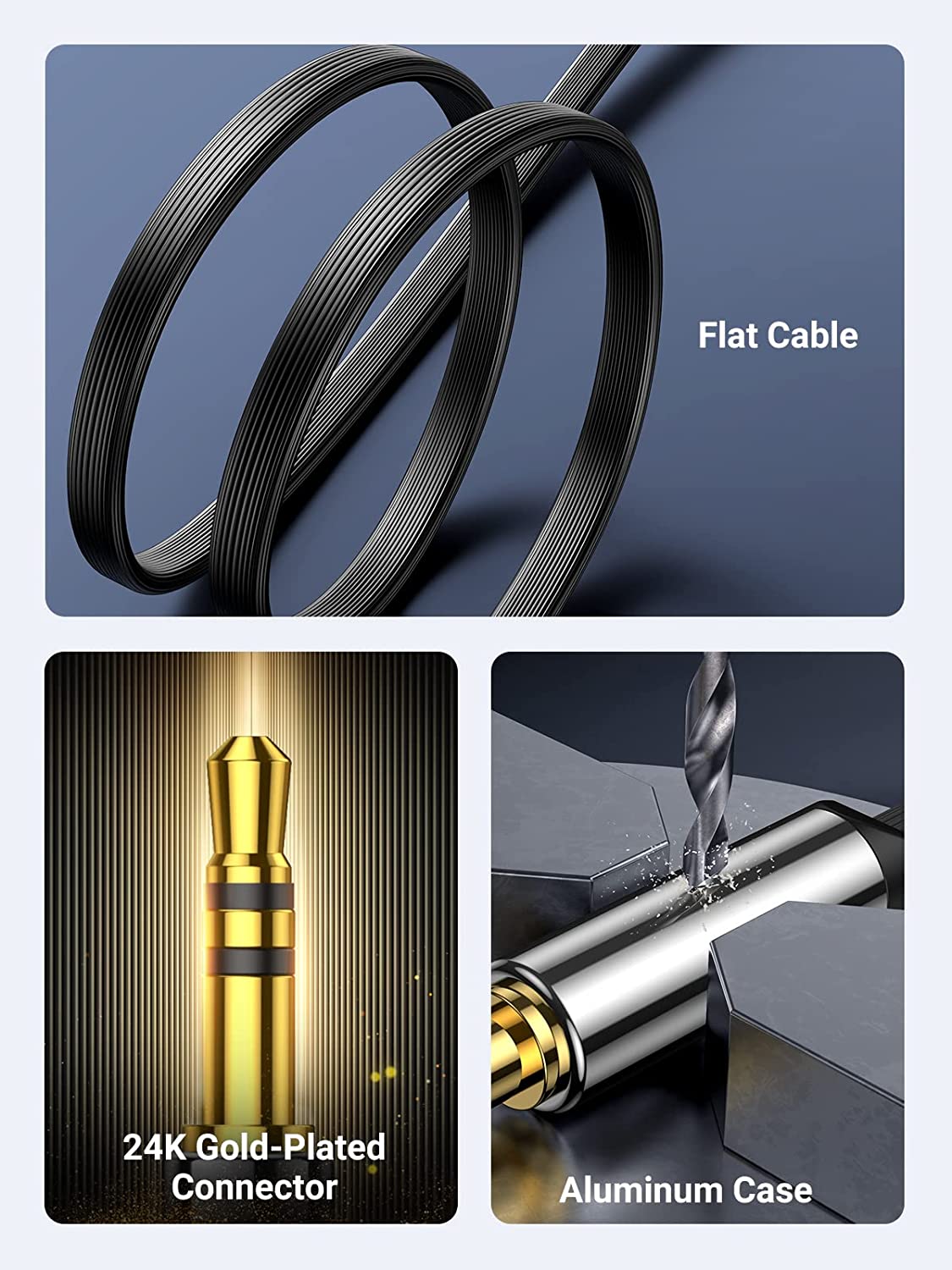 UGREEN Aux Cable Car 3.5 mm Ja - Car Jack 评论和价格