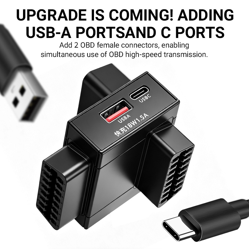 OBD2 Splitter Adapter 1 To 2 w - Car Diagnostic Tool 评论和价格