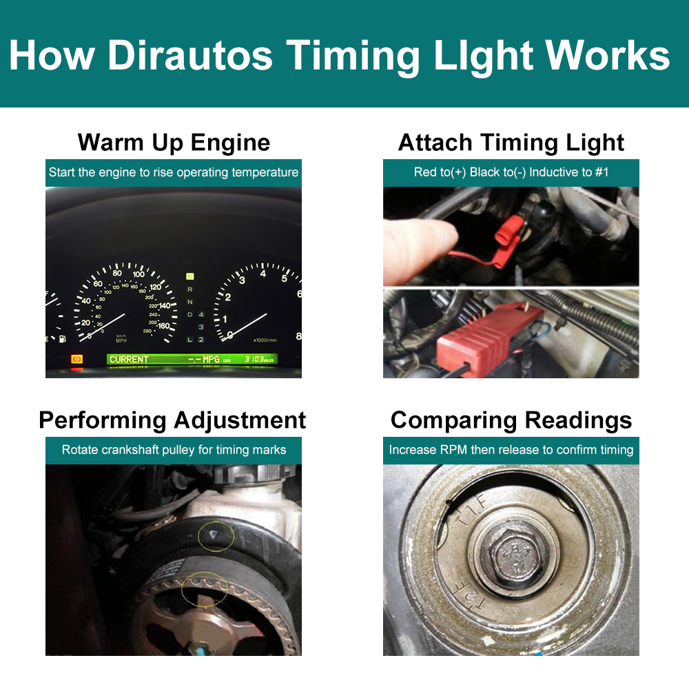 New Ignition Timing Gun Induct - Timing Light Gun 评论和价格
