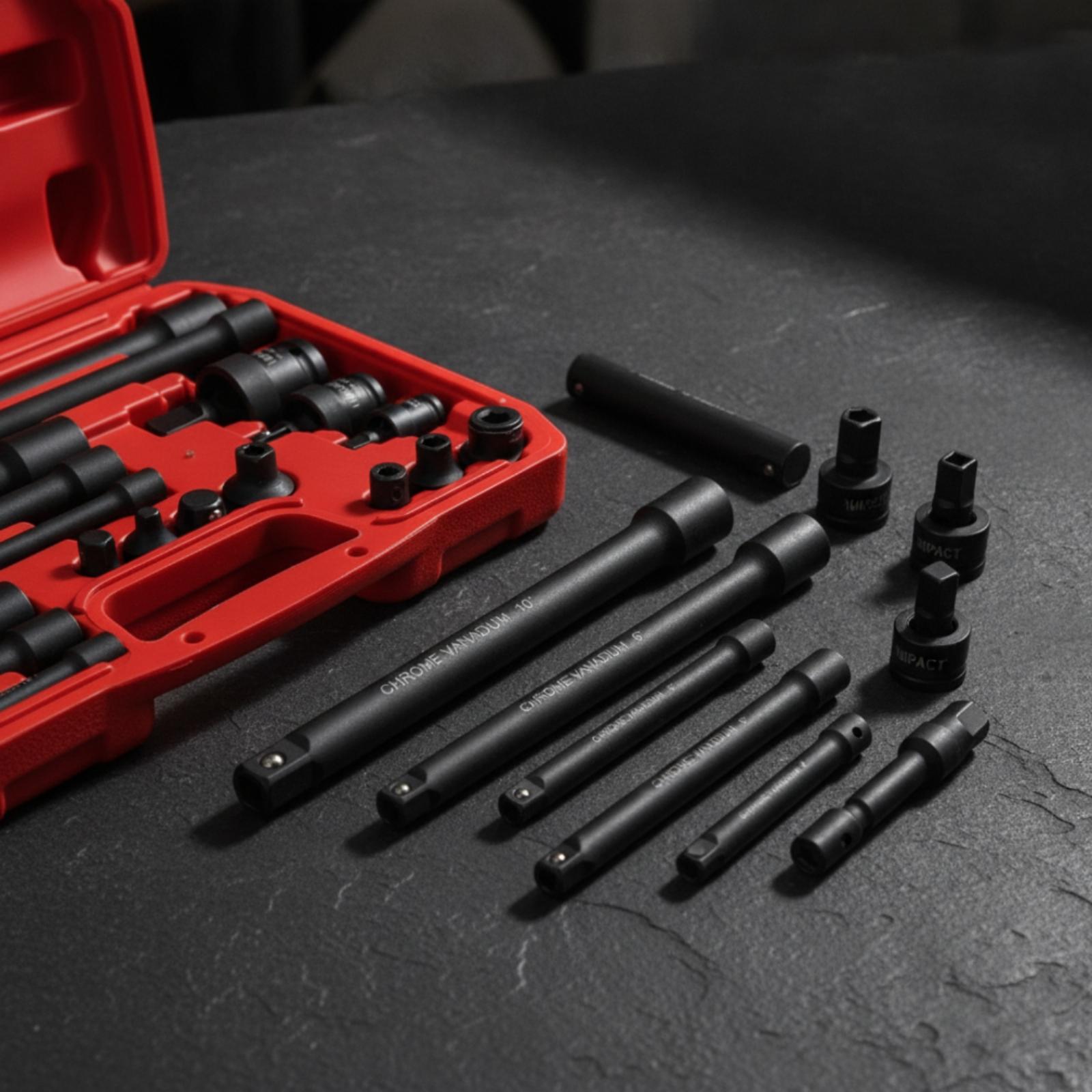 Impact Wrench Kit 18 Piece Ext - Automotive Tools 评论和价格