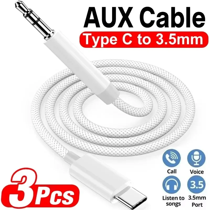 USB C to 3.5mm Male AUX Audio  - Car Jack 评论和价格