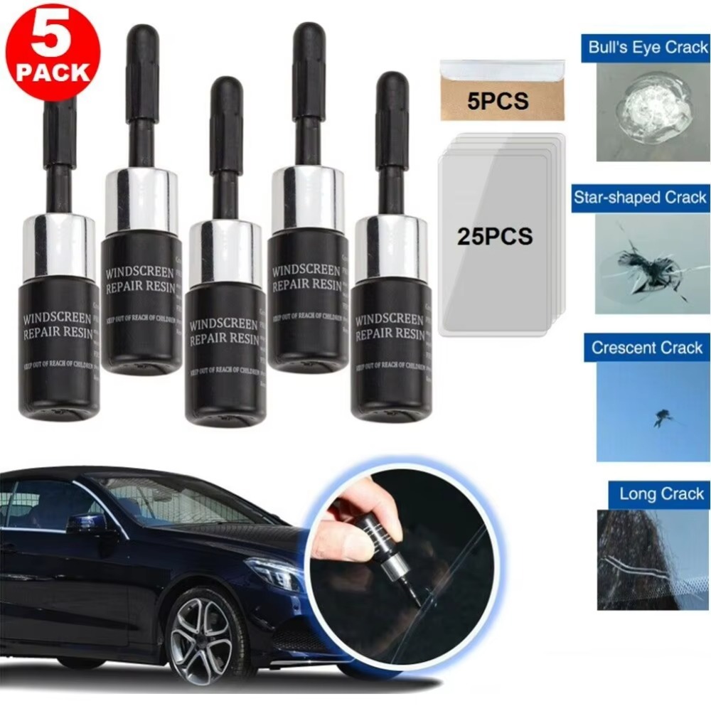 5PCS Automotive Glass Crack Re - Car Repair Tools 评论和价格